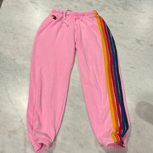 Aviator Nation Women’s Sweatpants Pink Size XS